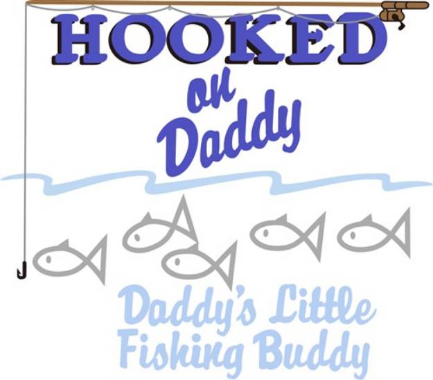 Picture of Daddys Little Fishing Buddy SVG File
