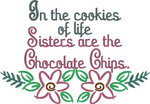 Picture of Chocolate Chips SVG File