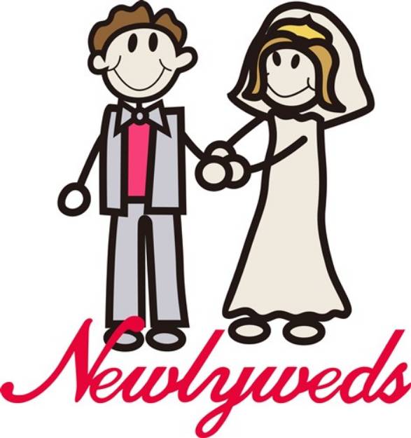 Picture of Newlyweds SVG File