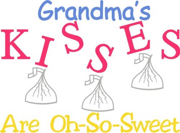 Picture of Grandmas Kisses SVG File