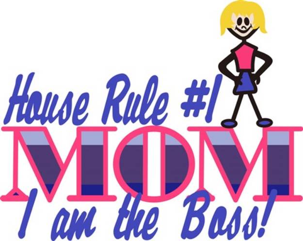 Picture of House Rule #1 SVG File