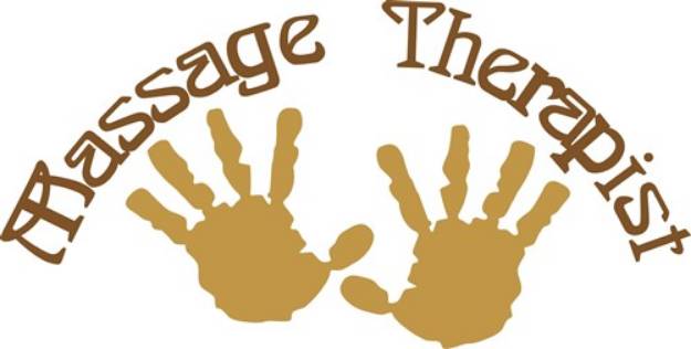 Picture of Massage Therapist SVG File