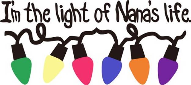 Picture of Light of Nanas Life SVG File
