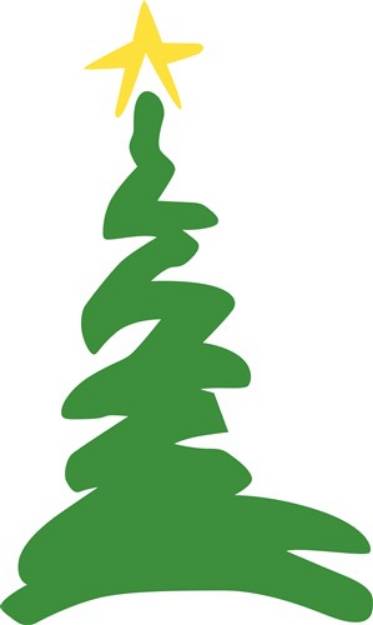 Picture of Simple Christmas Tree SVG File