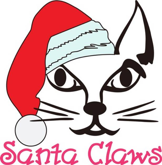 Picture of Santa Claws SVG File