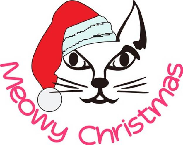 Picture of Meowy Christmas SVG File