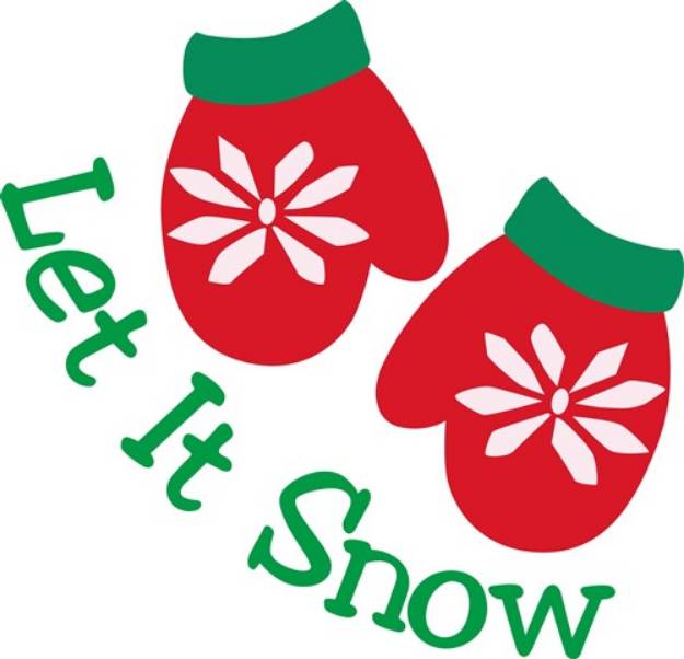 Picture of Let it Snow SVG File