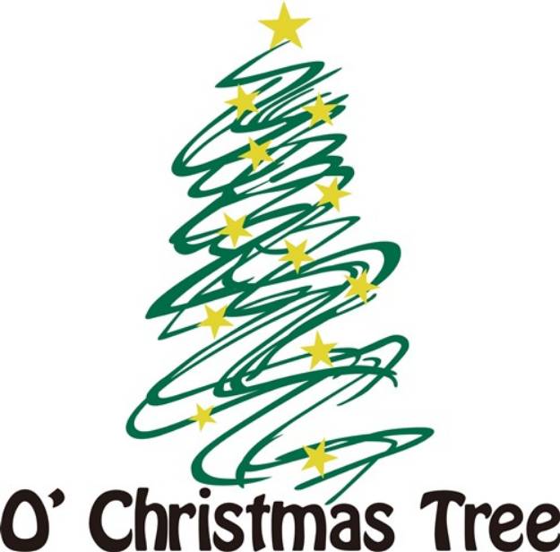 Picture of O Christmas Tree SVG File