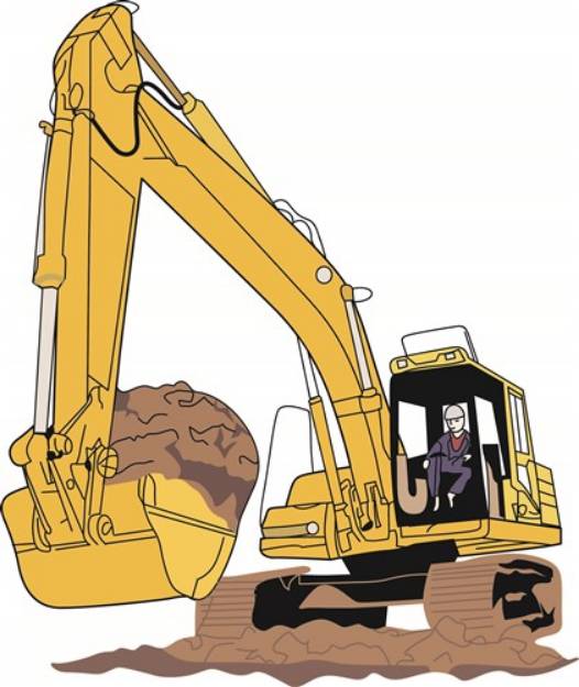 Picture of Excavator SVG File