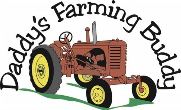Picture of Daddys Farming Buddy SVG File
