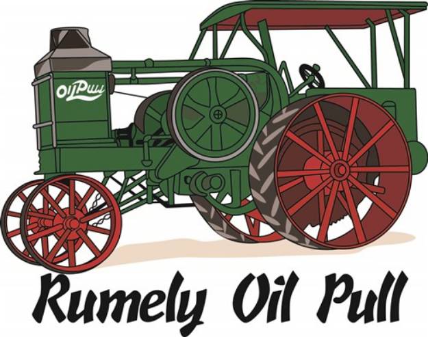 Picture of Rumely Oil Pull Tractor SVG File
