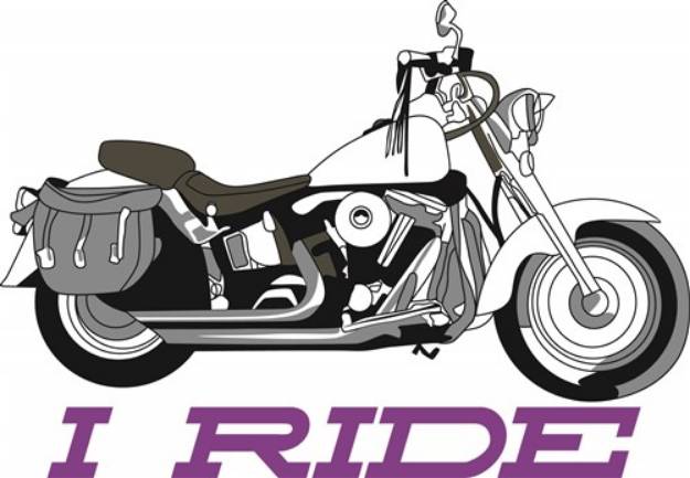 Picture of I Ride SVG File