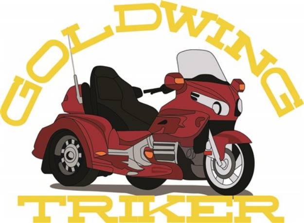 Picture of Gold Wing SVG File