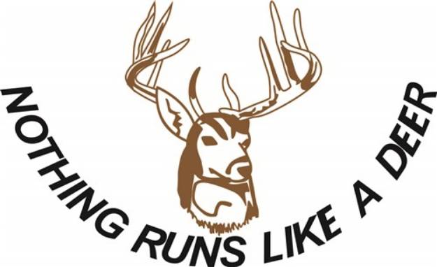 Picture of Nothing Runs Like a Deer SVG File