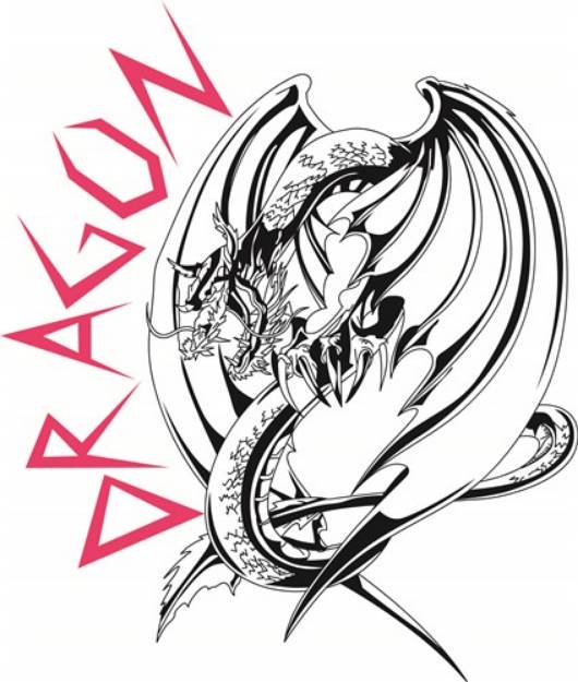 Picture of Dragon SVG File