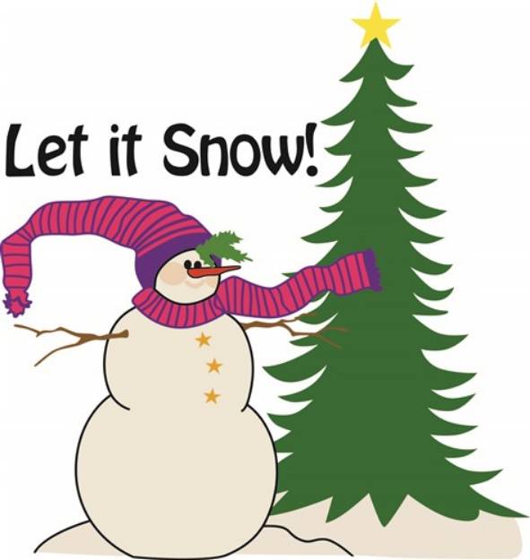 Picture of Let It Snow! SVG File