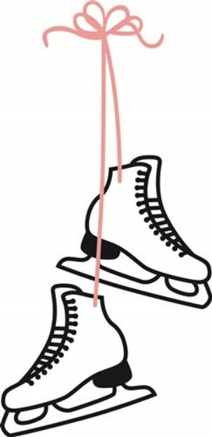 Picture of Ice Skates SVG File