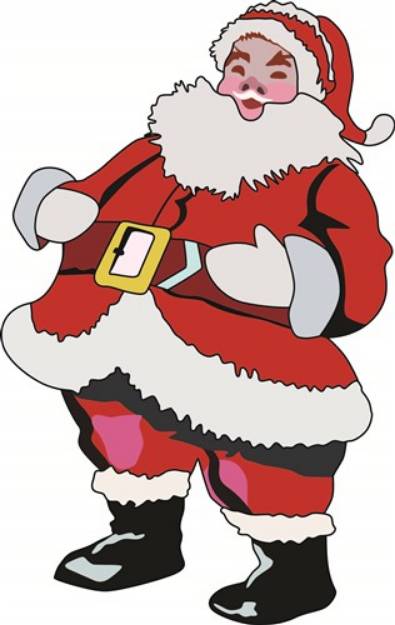 Picture of Santa Claus SVG File