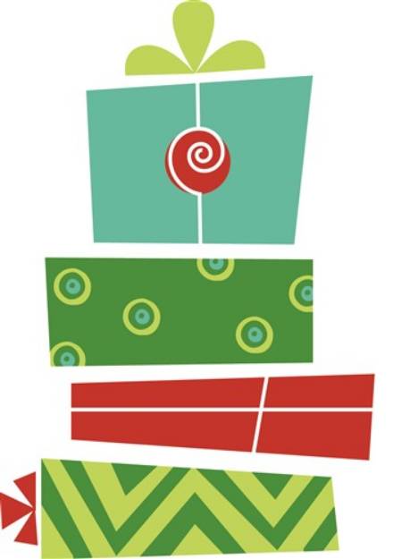 Picture of Christmas Presents SVG File