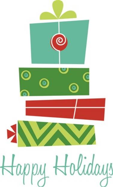 Picture of Happy Holidays SVG File