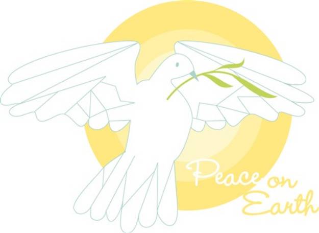 Picture of Peace on Earth SVG File