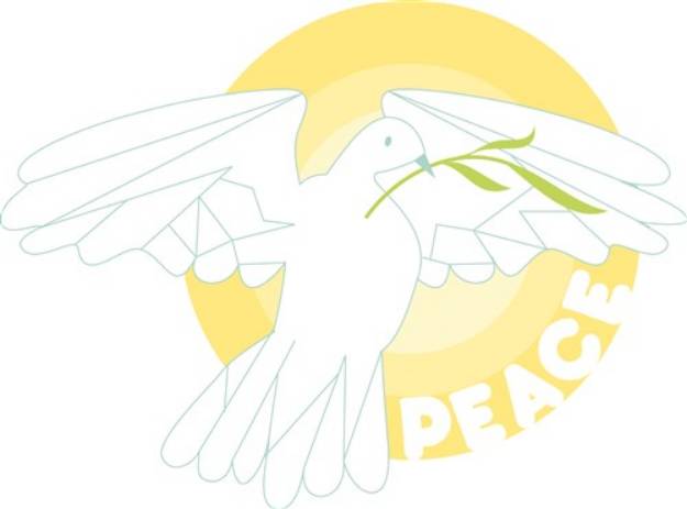 Picture of Peace Dove SVG File