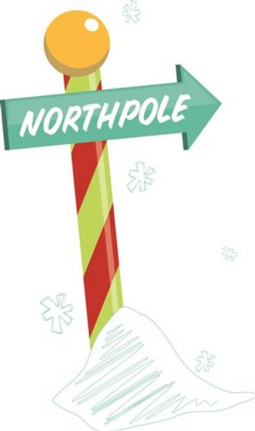 Picture of North Pole SVG File