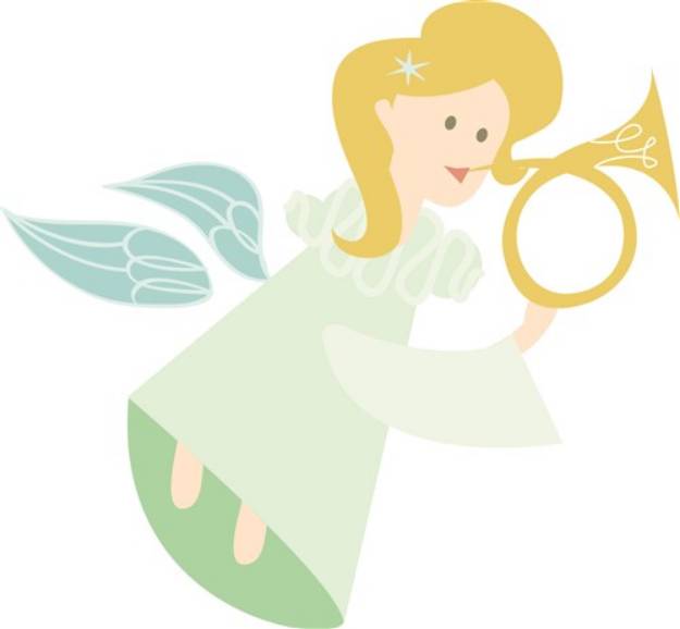 Picture of Christmas Angel SVG File
