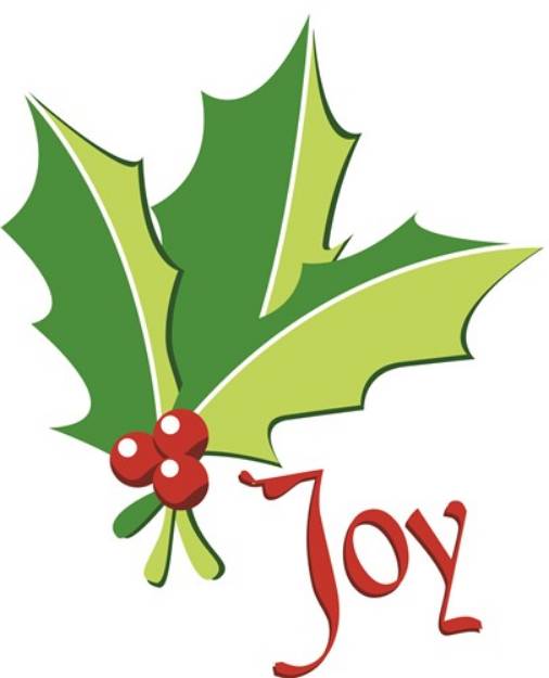 Picture of Joy Holly SVG File