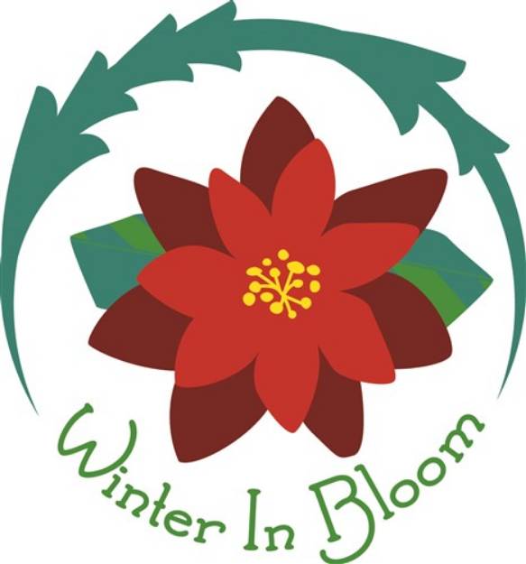Picture of Winter in Bloom SVG File