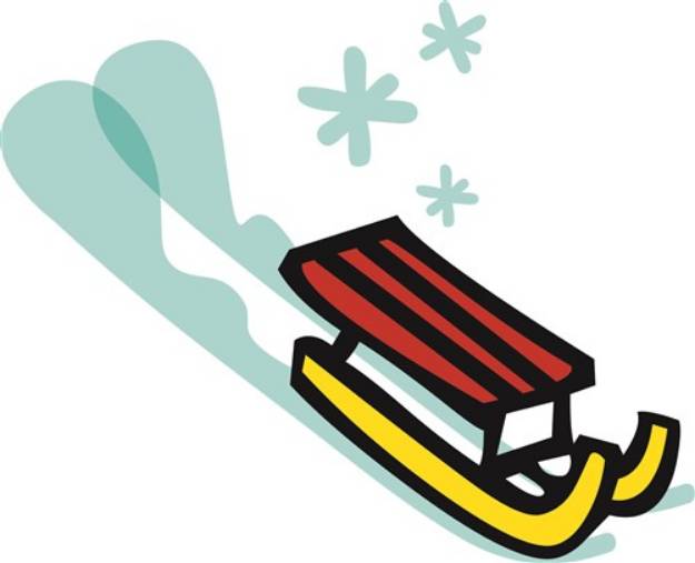 Picture of Winter Sled SVG File