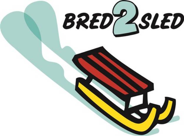 Picture of Bred 2 Sled SVG File