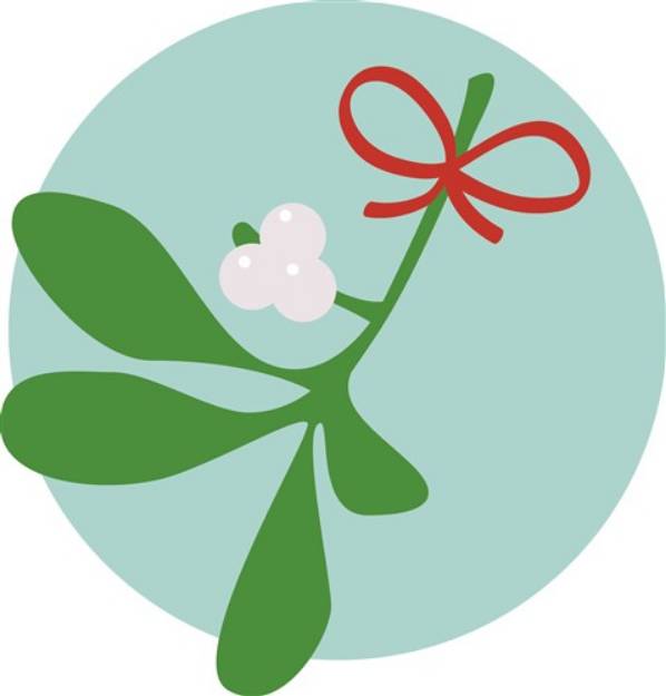 Picture of Christmas Mistletoe SVG File