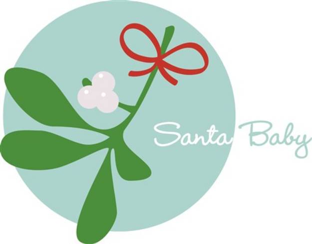 Picture of Santa Baby SVG File