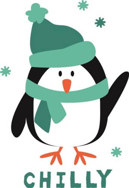 Picture of Chilly Penguin SVG File