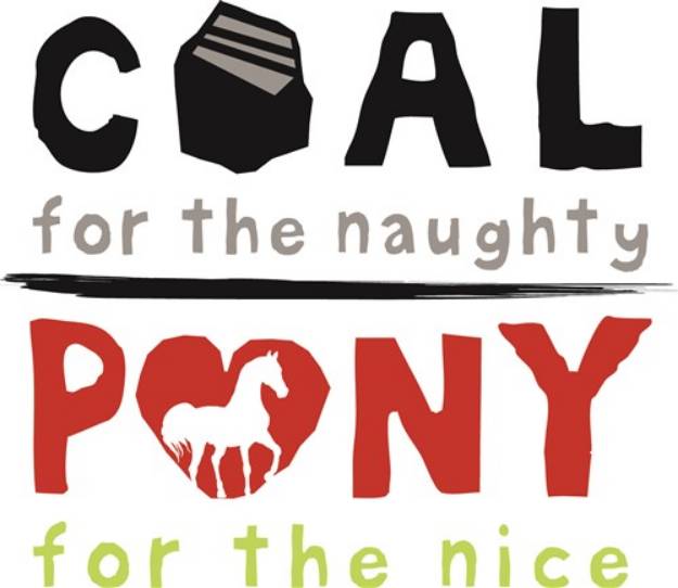 Picture of Coal or Pony SVG File
