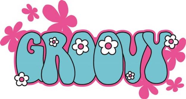 Picture of Groovy Flowers SVG File