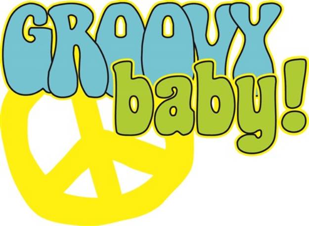 Picture of Groovy Baby SVG File
