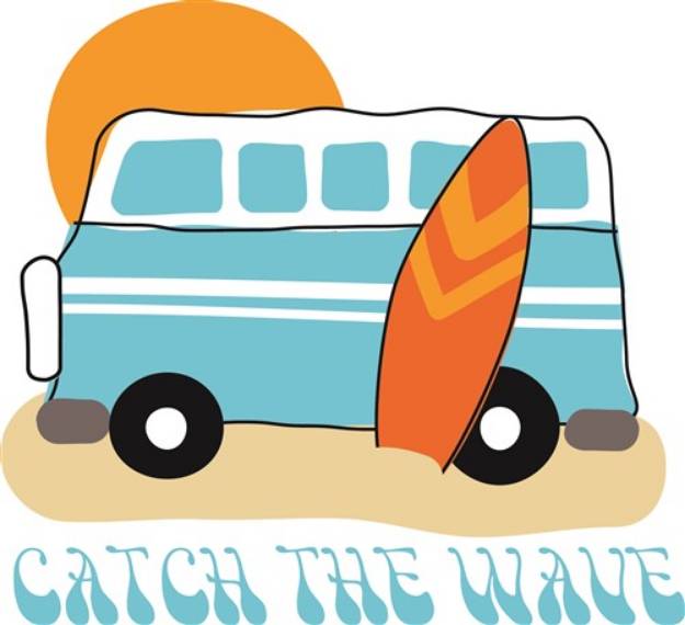 Picture of Catch The Wave SVG File