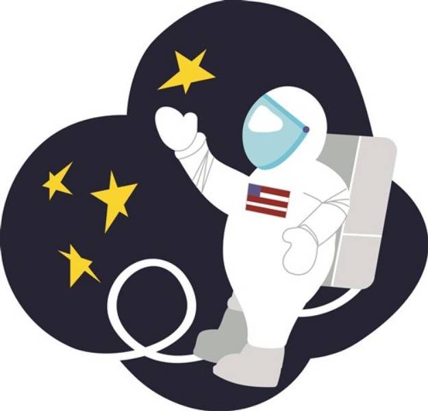 Picture of Astronaut SVG File