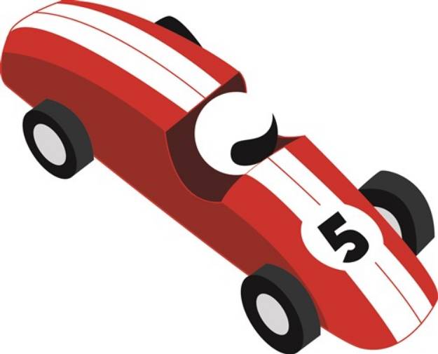 Picture of Race Car SVG File
