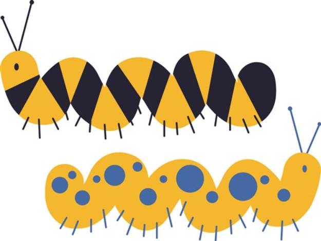 Picture of Catepillars SVG File