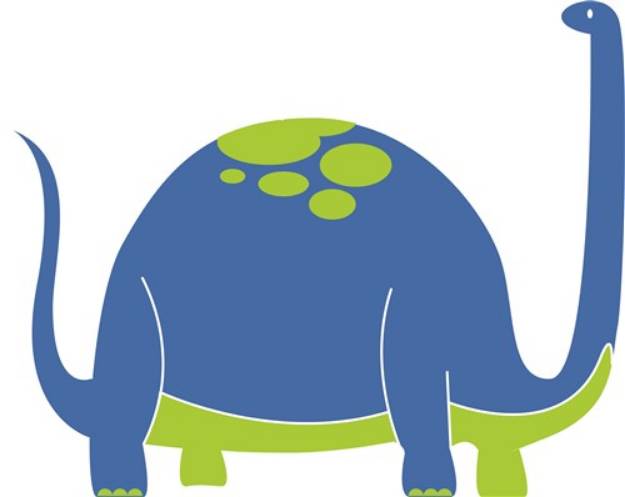 Picture of Brontosaurus SVG File