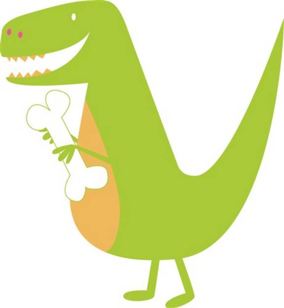 Picture of T-Rex Dinosaur SVG File