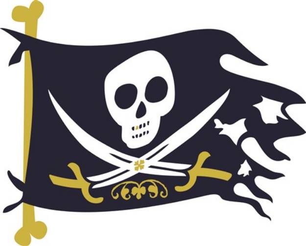 Picture of Jolly Roger SVG File