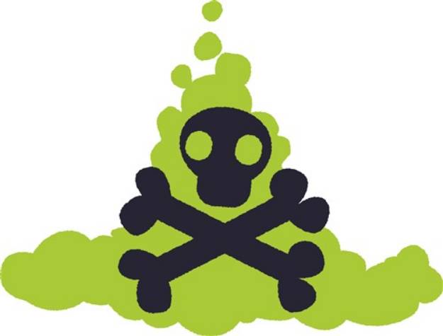 Picture of Crossbones Poison SVG File