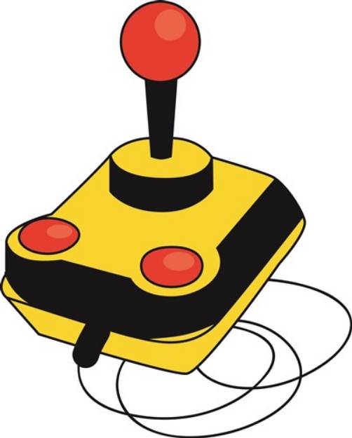 Picture of Video Game Joystick SVG File