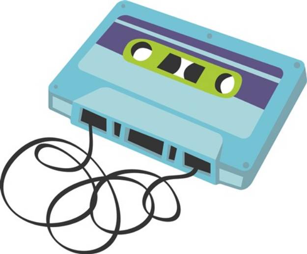 Picture of Mix Tape Cassete SVG File