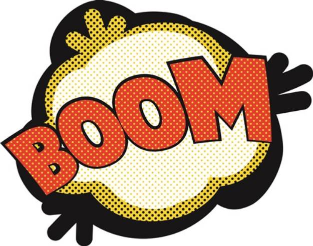 Picture of Cartoon Boom SVG File