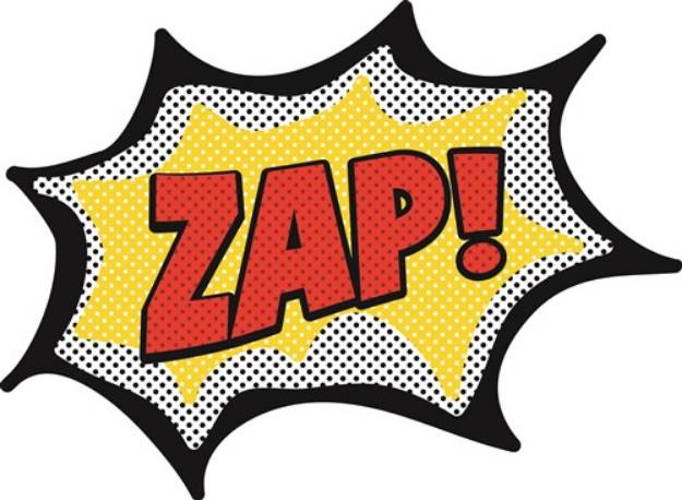 Picture of Cartoon Zap SVG File